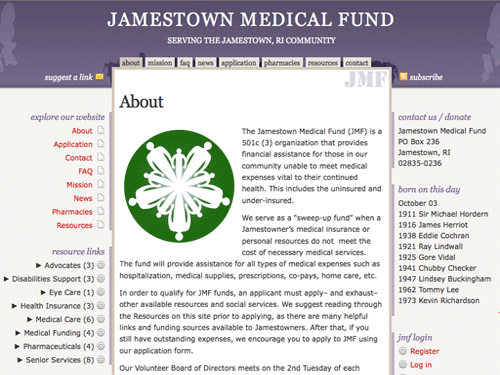 http://www.jamestownmedicalfund.org